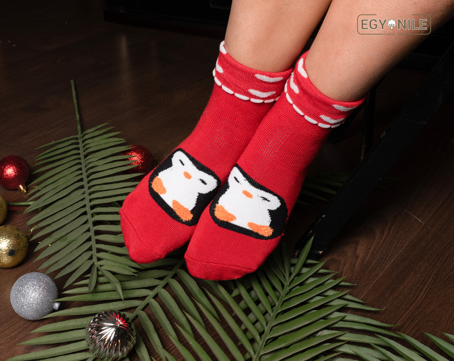 811- Free size Warm, Winter, Fluffy, Cozy and Thick Red Christmass Socks